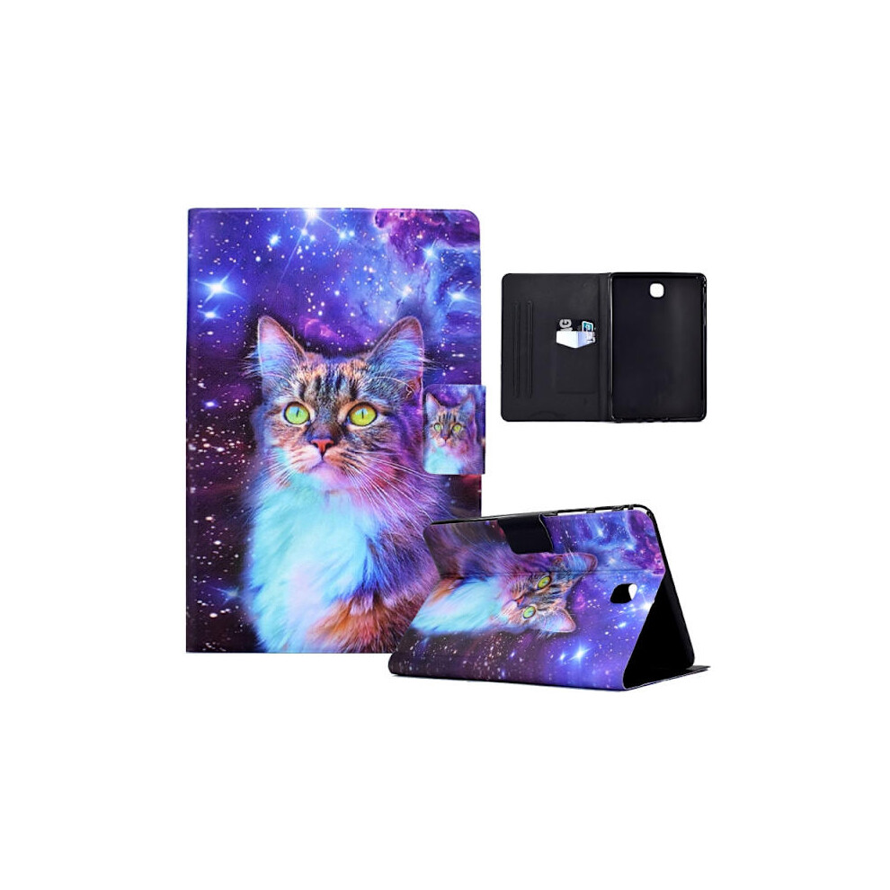 Compatible With Samsung Galaxy Tab A 8.0 (2015) Tpu Leather Case Star Cat 9389440427105