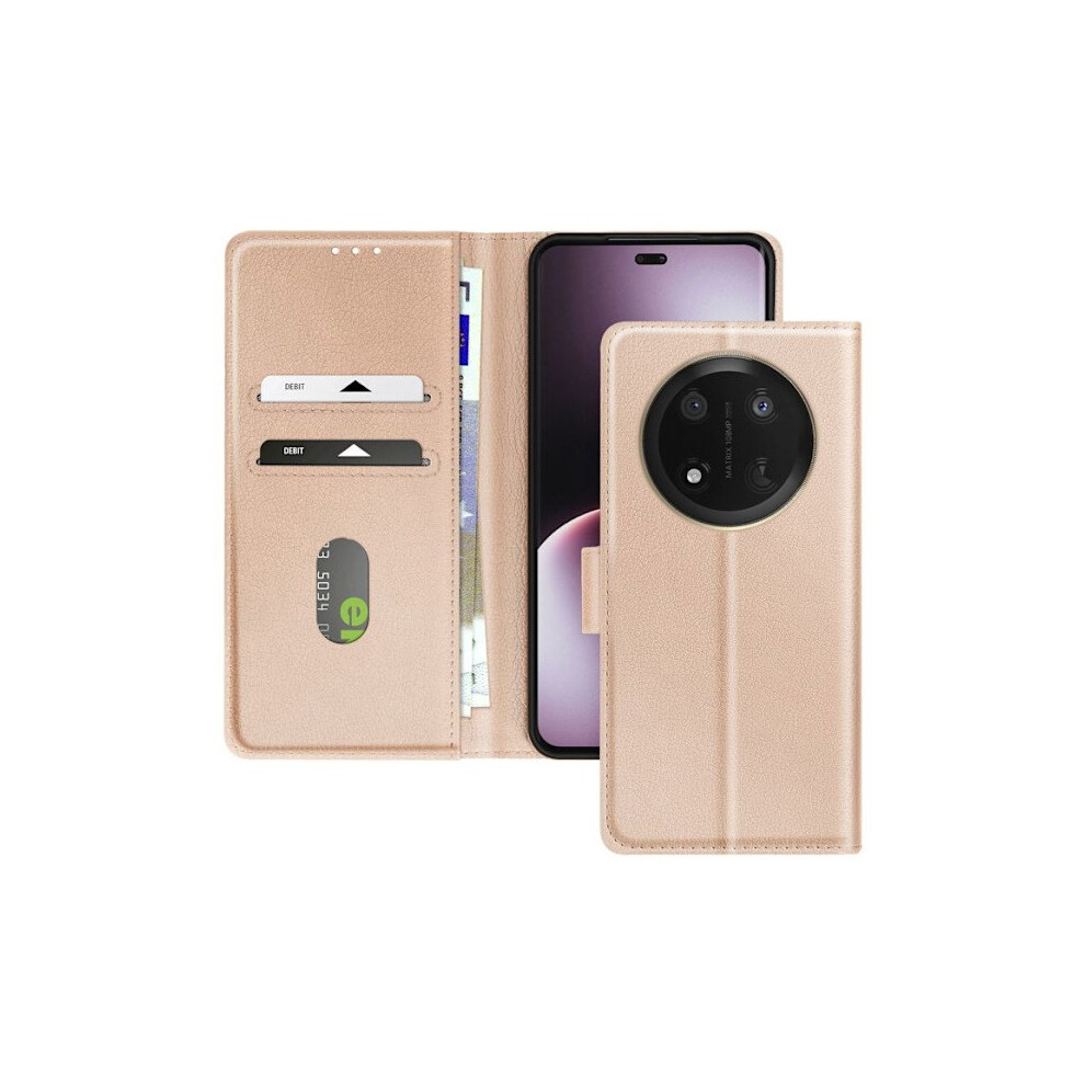 Case For Honor Magic 7 Lite - Chesterfield - Rosã© Champagne - Wallet - Video Support - Magnetic Pink 9389440427334