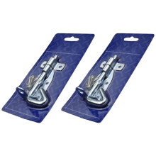 2 Sets Hook Pin Door Locks Bolts Slide Window Bolt Door Bolt Lock for Door Heavy Duty Gate Latch