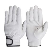 Leather Work Gloves Soft Household Gardening Gloves Wear-Resistant Safety Glo *θ K1K4