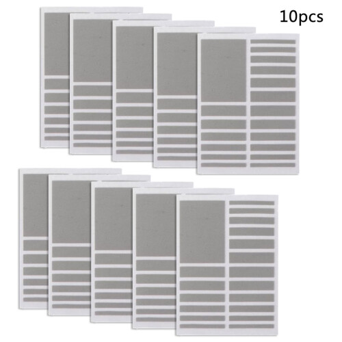 10 Sheets Ring Size Adjuster Loose Rings Adjuster Invisible Ring Sizer for Wide