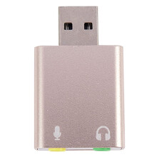 Usb Sound Card 7.1 External Usb To 3.5Mm Headphone Adapter Stereo Audio Mic Sound Card For Pc Computer Laptop
