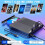 Multifunctional USB 3.0 Type-C External CD DVDRW Drive with 4 USB Ports, SD/TF Slots, Compatible with Linux Windows MacOS 2