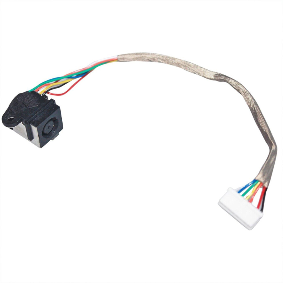 Ac/Dc Jack Power Plug Charging Port Connector With Cable Harness For Compatible With Dell Pp33l Pp39l 1535 1536 1537 1555 1557 1558 0K324d 9389440829114