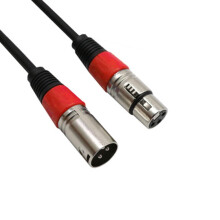 Kiplyki Wholesale 1.5M XLR Cable Microphone Lead Male to Female Line Stereo Audio Adapter Plugs RD