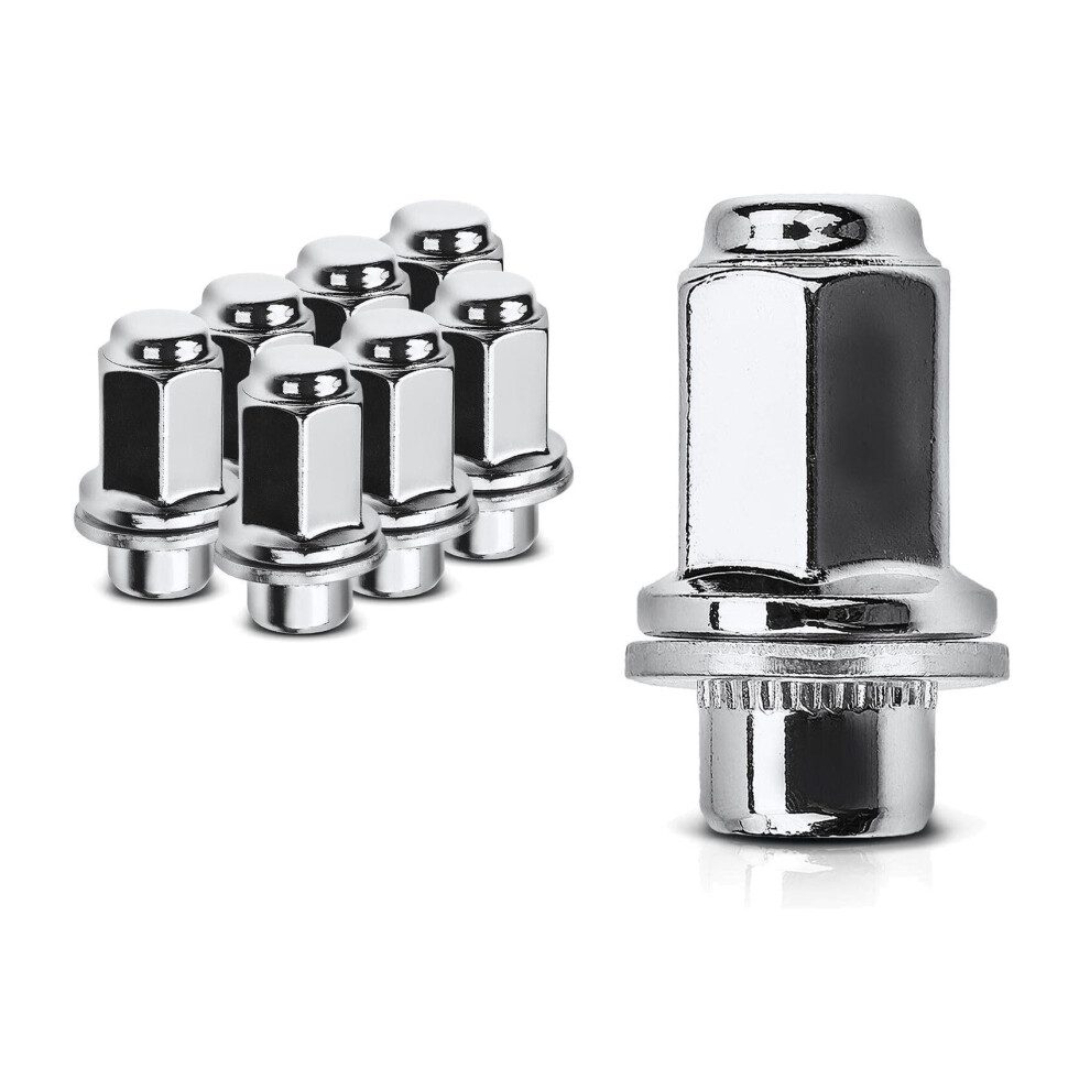 Wheel Lug Nuts Set Of 5 For Toyota Rav4 Corolla Camry Tacoma 21Mm Hex Oem Replacement 9070919158575