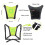 Smart Remote Controlled Vest, Wireless Left, Right, Forward, Stop Indicators with Breathable Padded Mesh Back, Enhancing Night Visibility for 5