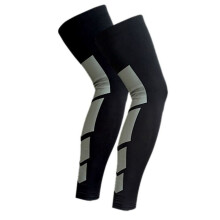 1 Pair Leg Sleeves Compression Long Knee Sleeve UV Protect for Men Women Sport Basketball Football