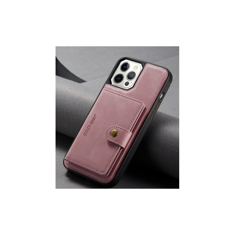 Jeehood 3In1foldable Wallet Case For Compatible With Iphone 12 Mini | Pink 9110895414910