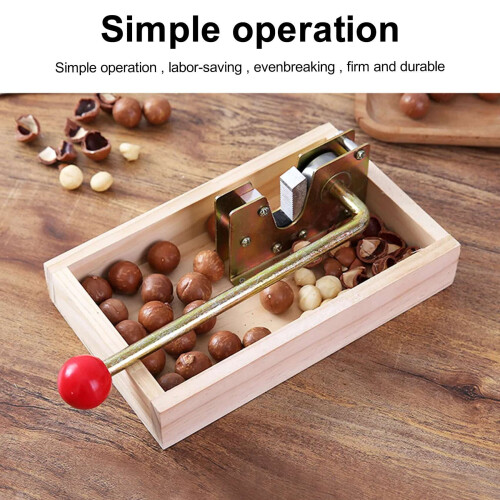Manual Macadamia Nut Opener Nut Cracker Machine Walnut Nutcracker Nut Sheller Tool Macadamia Nut Opening 1