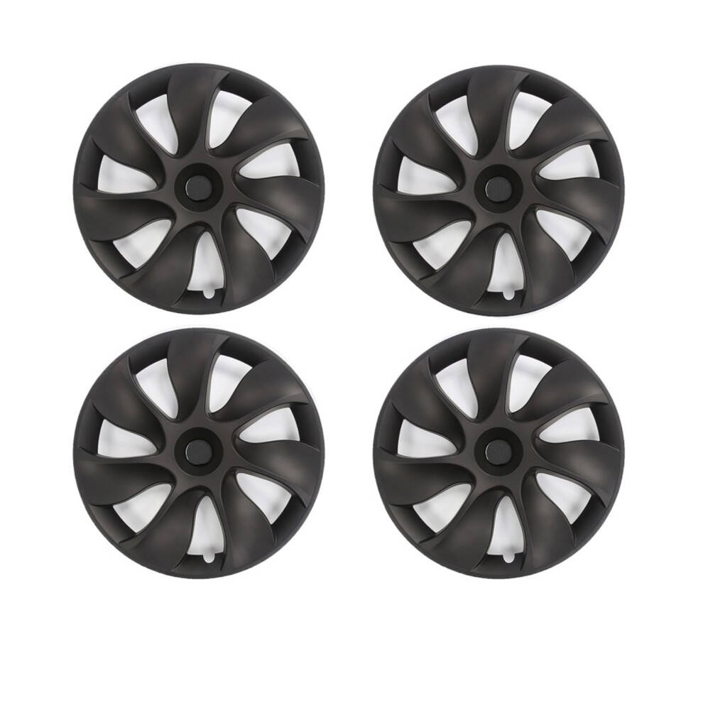 19 Inch Hub Caps Set Of 4, Aerodynamic Wheel Covers For Tesla Model Y, Noise Reduction And Protection 9070919160547