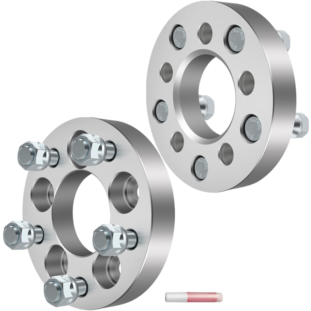 1 Inch 5X100 To 5X4.5 Wheel Adapters Cnc Machined Forged Aluminum Spacers 67.1Mm Bore 5 Lug 9070919160592