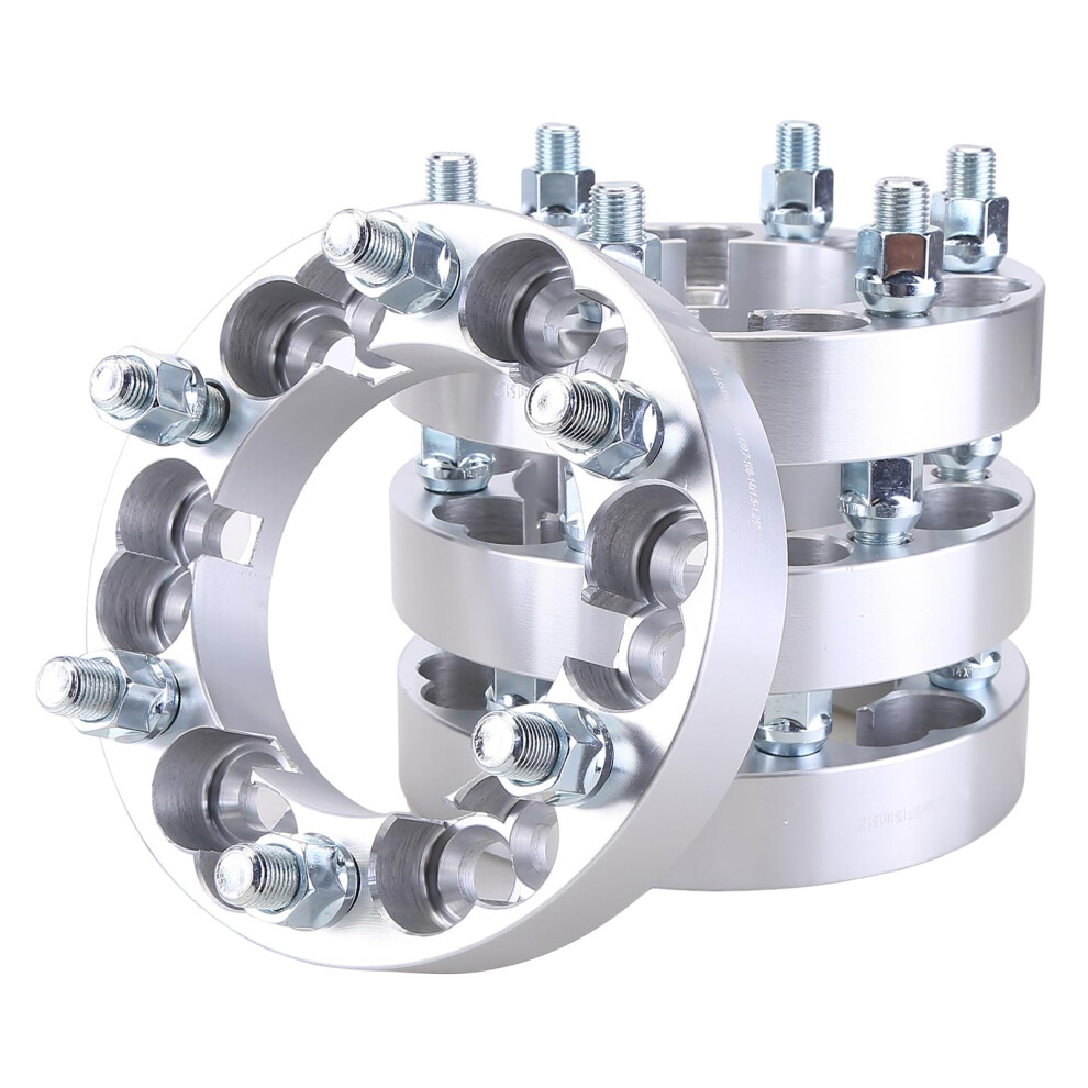 4Pcs 6X135 To 6X5.5 Forged Aluminum Wheel Adapters 1.25 Inch Hub Centric For Wider Stance 9070919160684