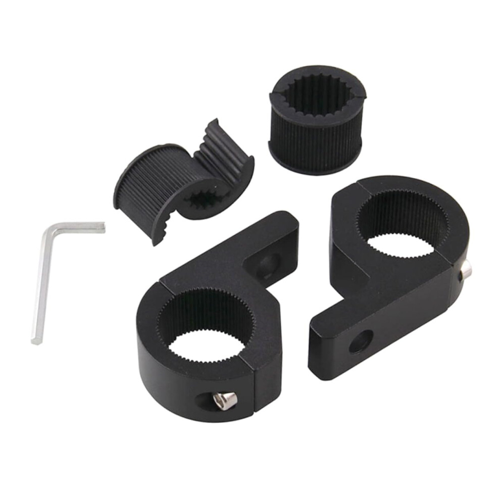 Universal Led Bar Mount Clamp For Motorcycle Spot, Durable Aluminum, Nodrill Install Light 9174973133285