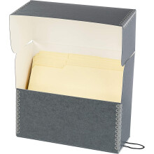 , Archival Document Storage Box, File Organizer for Letter-Sized Prints Photos, Safe Home Office Document Case,