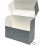 , Archival Document Storage Box, File Organizer for Letter-Sized Prints Photos, Safe Home Office Document Case, 2