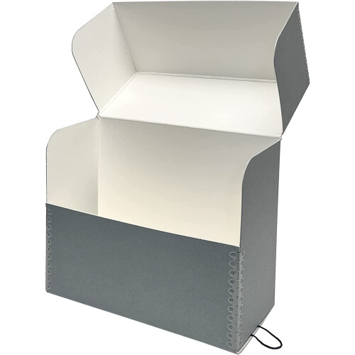 , Archival Document Storage Box, File Organizer for Letter-Sized Prints Photos, Safe Home Office Document Case, 1