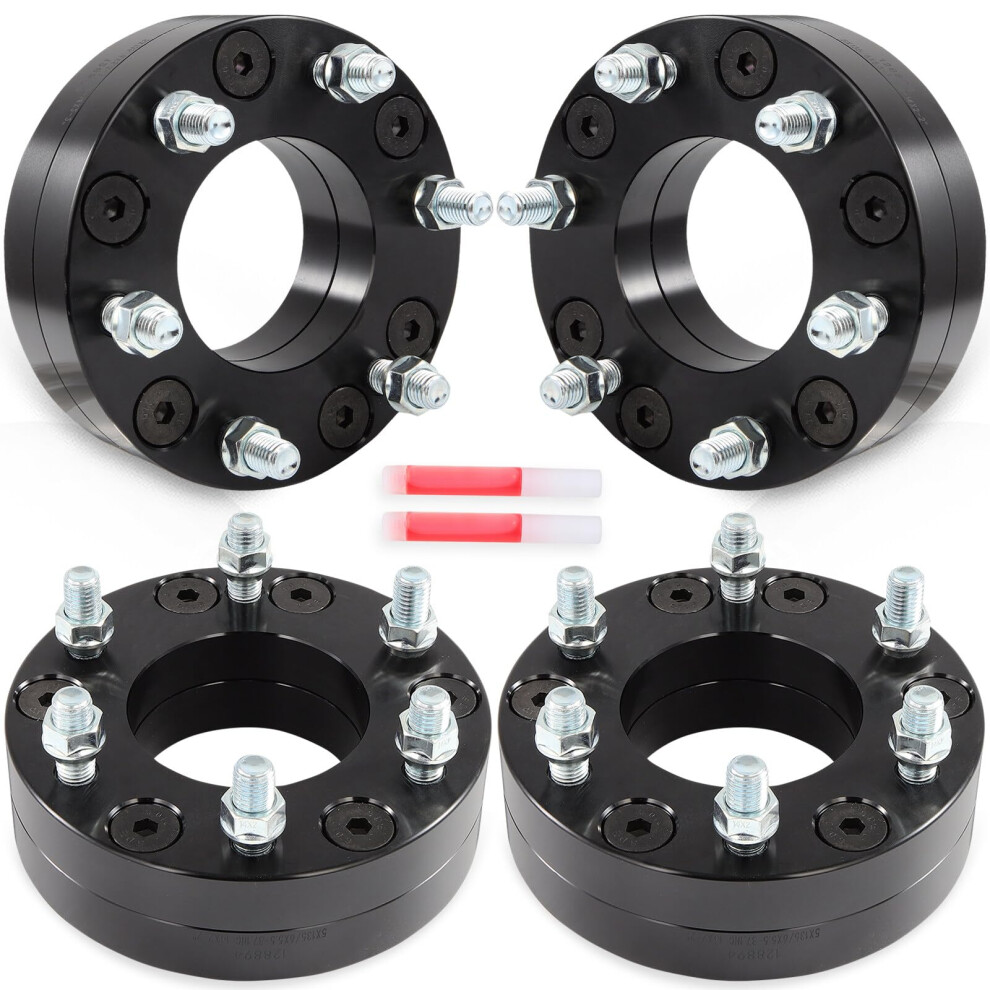 5X135 To 6X5.5 Forged Wheel Adapters 2 Inch Hubcentric Spacers For F150 Navigator Escalade 4Pcs 9070919161315