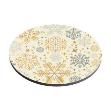 Tahtuvzn Home Decor Clearance! Faux Leather Round Placemats,Coffee Mats, Kitchen Table Mats, Easy to Clean Round Kitchen Table Mats