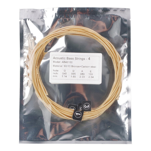 4String Acoustic Bass Strings Replacement Accessories Brass String 045-100 Gauge