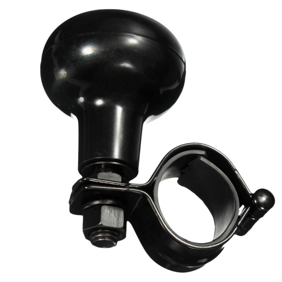 Universal Steering Wheel Spinner Knob Classic Power Handle For Smooth Onehand Steering Black 9174973133629