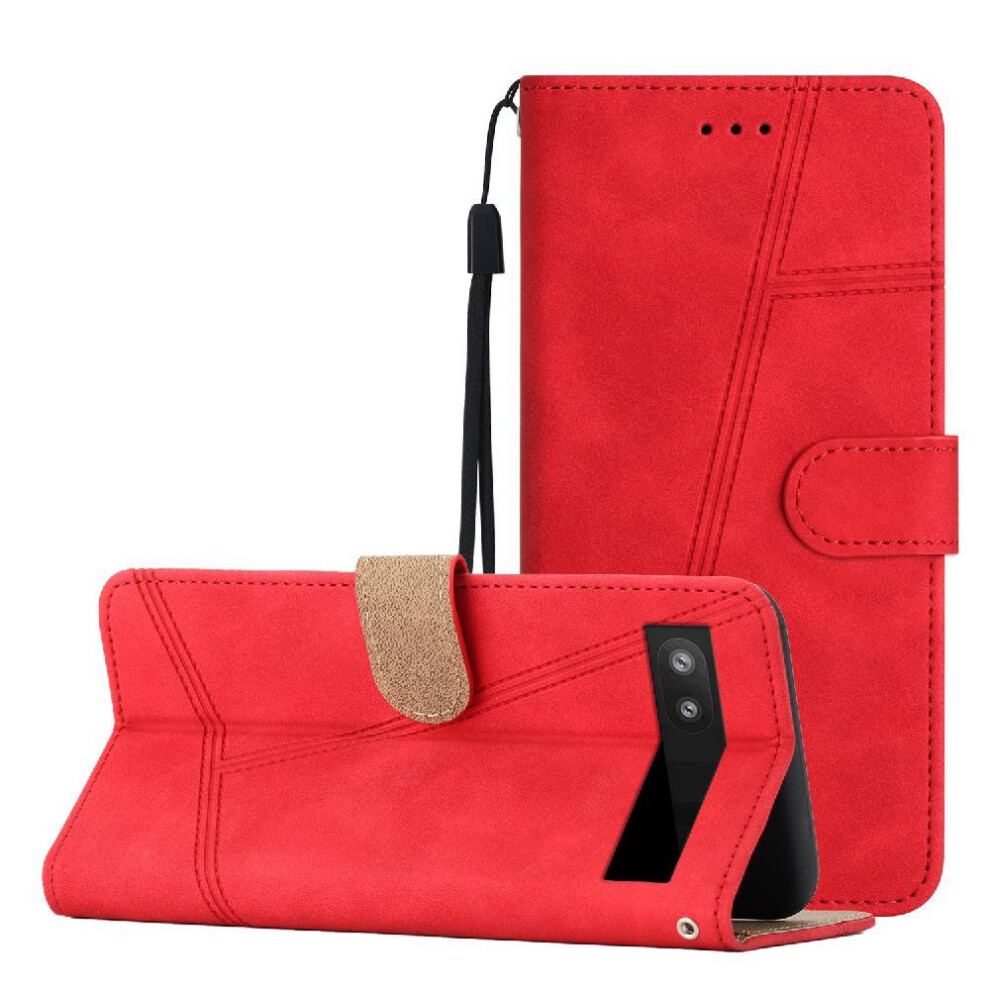 Flip Case For Google Pixel 6A Flip Folio Wallet Pu Leather Card Slots Holder Magnetic Full Protection Wrist Strap 9389440433472