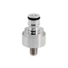 Stainless Steel Carbonation Cap with Ball Lock MFL Thread for Soft Drink Bottles and Homebrew Kegs