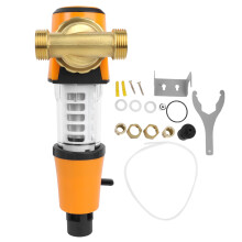 Advanced Sediment Water Filter with Auto Backwash Function and Real Time Pressure Display for Residential Water Purification Systems