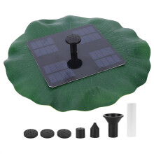 Outdoor Bird Bath Feature: Solar-Powered Floating Fountain With Eco-Friendly Garden Decor For Self-Starting Solar Water Pump