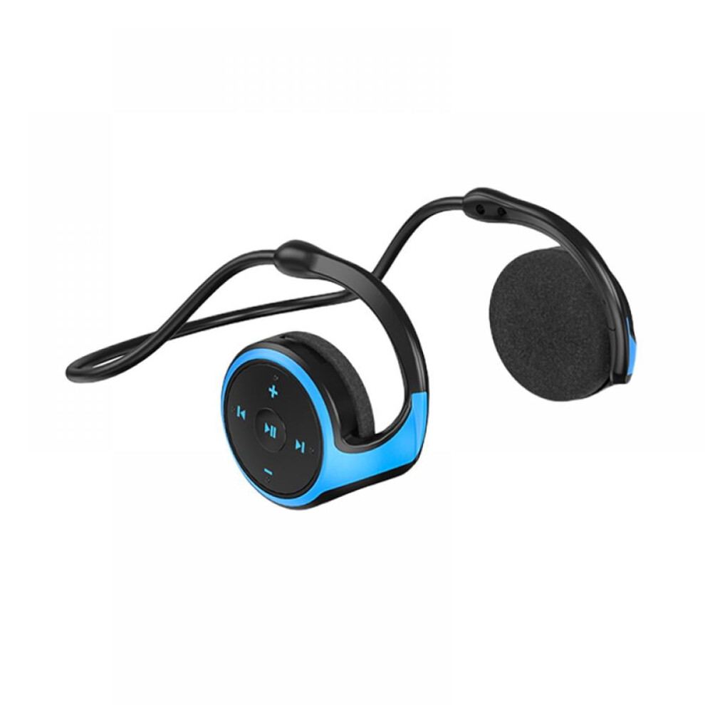 Behind The Head Headphones, Foldablebluetooth Lightweight Small Foldable Wireless Sports Sweatproof Neckband Headset With Mic 9110895418239