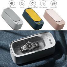SUSUchens 1 Set Glasses Cleaner USB Charging Portable Jewelry Washer Ultrasonic Cleaning Machine Household Supplies White USB