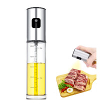 Olive Oil Sprayer 100ml Hygienic Double Glass Oil Mister for Air Fryer BBQ Salad Roasting