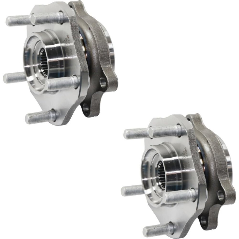 2Pcs Front Wheel Hub Assembly With Abs Sensor 5 Lugs Awd For Nissan Rogue And Rogue Sport 9070919162077