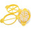 Egg Slicer with Ergonomic Handle for Hard Boiled and Preserved Eggs, Sharp Blade for Even Cuts 3