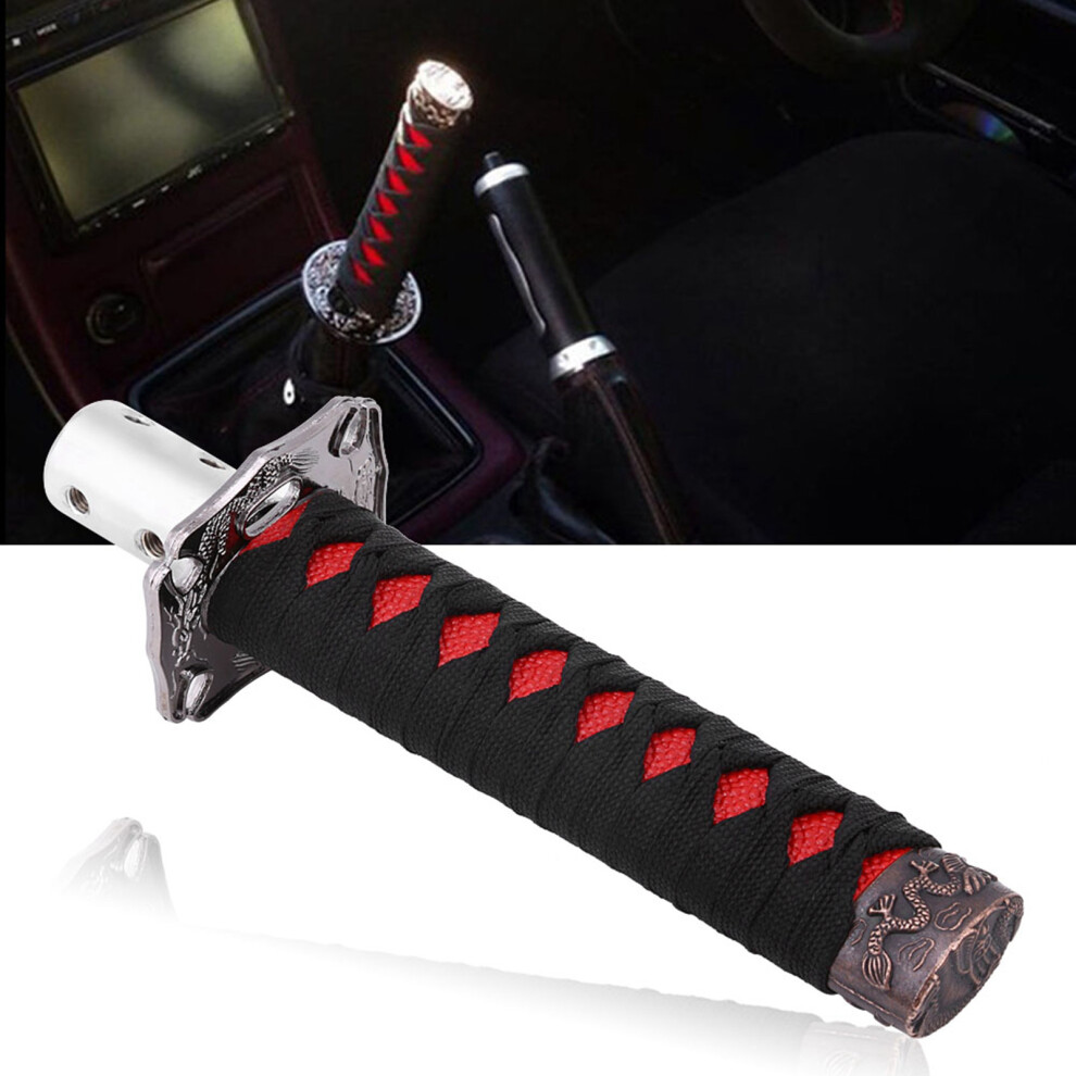 Universal Japanese Sword Gear Shift Knob With Adapters, 20Cm Black/Red 7601382807831