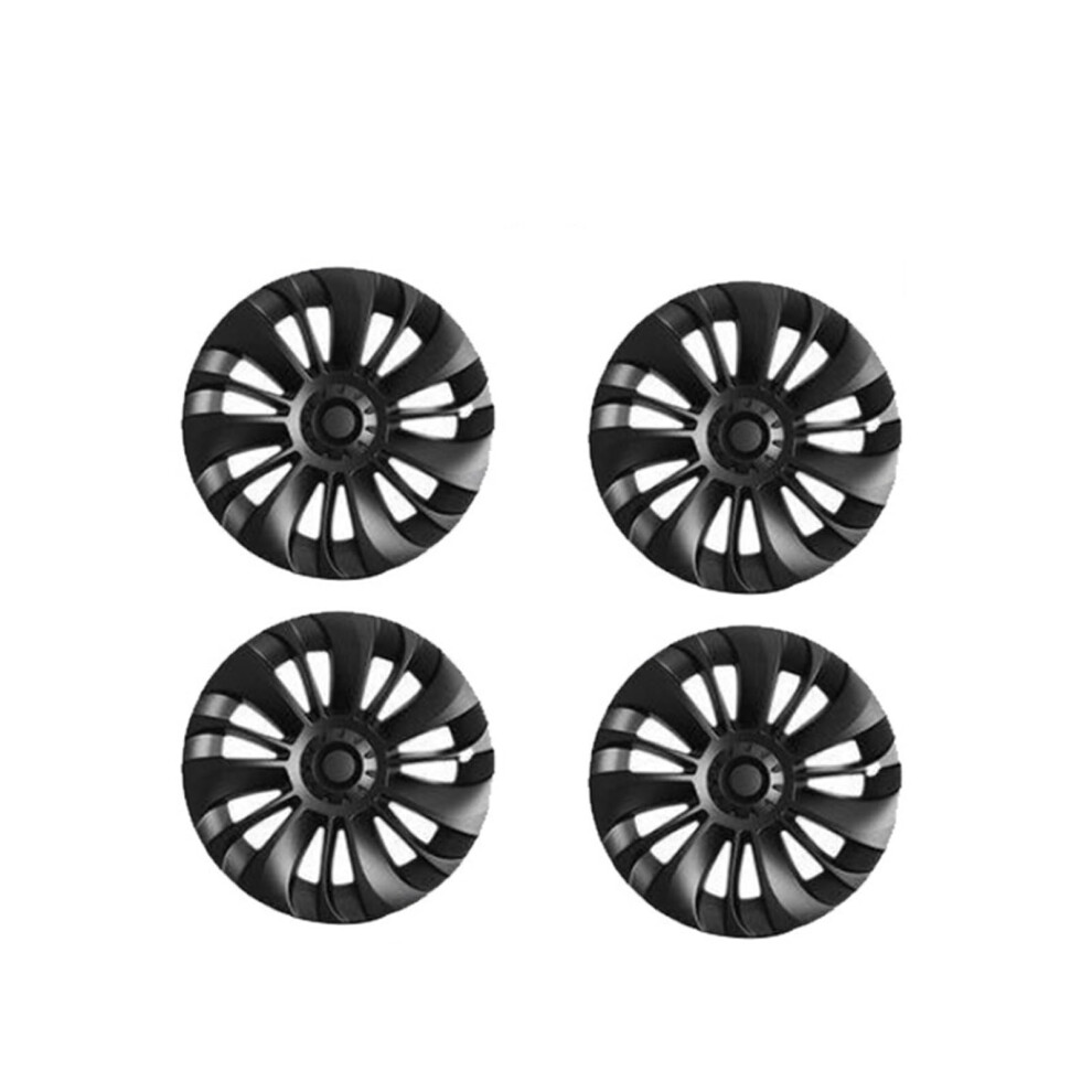 19 Inch Wheel Covers For Tesla Model Y & Model 3, 14Spoke Abs Hubcaps Set, Complete Upgrade 4Pcs 9070919163937