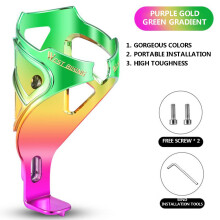 Gnobogi Bicycle Accessories Bicycle Gradient Bottle Cage Mountain Bike PC Colorful Water Cup Holder for Outdoor Sports Fitness Clearance