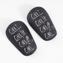 1 Pair Mini Shin Guards Football XSBLACK BLACK XSBlack