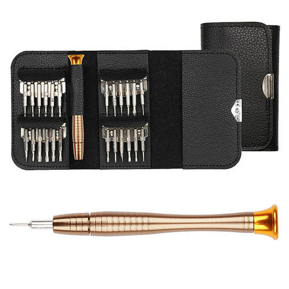 [Pack Of 3] 25 In 1 Multi-Purpose Precision Screwdriver Wallet Kit Repair Tools 9389440594081