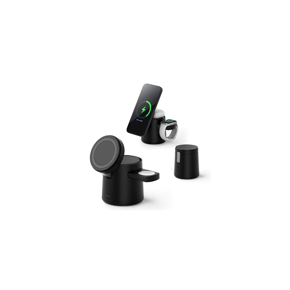 Compatible With Apple Magsafe Fast Wireless Charging Station Black 9389440594333