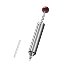 Aluminum Metal Professional Desoldering Pump Solder Sucker Solder Removal Tool Vacuum Suction with Silicone Nozzle