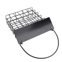 Square Bird Feeder Field for Birds Breeding Equipment Container Black Metal to Outdoor Suet Cake