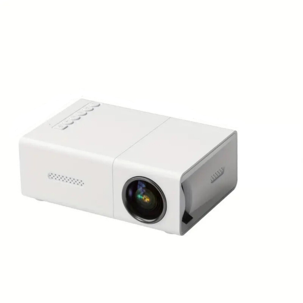Wjhwsx Mini Projector,Portable Mini Projector Clearance,1080P Supported Movie Projector,A Black/White 9389440730618