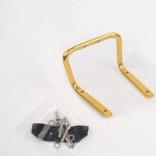 Aluminum Alloy Bottle Holder Adapter Bike For Seat Post Double Water Bottle gold