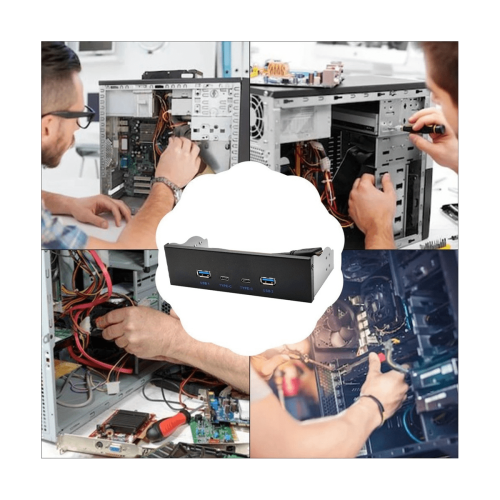 USB3.2 TYPE-C 10Gbps Optical Drive Panel 2X USB GEN2+2X TYPE-C 1