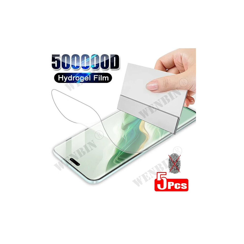 5 Pcs Hydrogel Film Compatible With Honor Magic 7/6/5 Pro Lite, X9a/X8a/X7a/X9b/X8b/X9/X8, Full Cover Screen Protector 9389440731974
