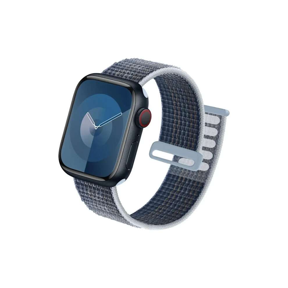 Nylon Loop Bracelet Compatible With Apple Watch 49Mm Ultra2, 40-46Mm, For Iwatch Series 10-4, Storm Blue 9389440731592