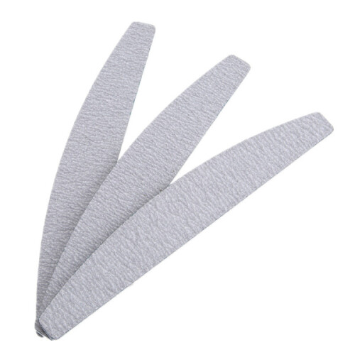 3-pack Half moon zebra - 100/180 - Nail file grey 2