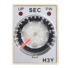 Time Control Switch, 8Pins Time Delay Delay Timer AC 24V Time Switch 24V Time Relay Adjustable Industrial(10S)