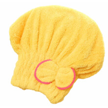 Microfiber Hair Drying Towels Head Wrap with Bow-Knot Shower Cap Hair Turban Hairwrap Bath Cap for Curly Long & Wet Hair Gift for Women